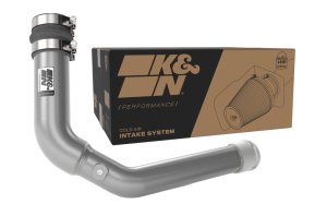 Subaru WRX Charge Pipe Kit - K&N Engineering - Aluminum - Gunmetal Gray - `22-`23 Subaru WRX Charge Pipe Kit - K&N Engineering - Aluminum - Gunmetal Gray - `22-`23